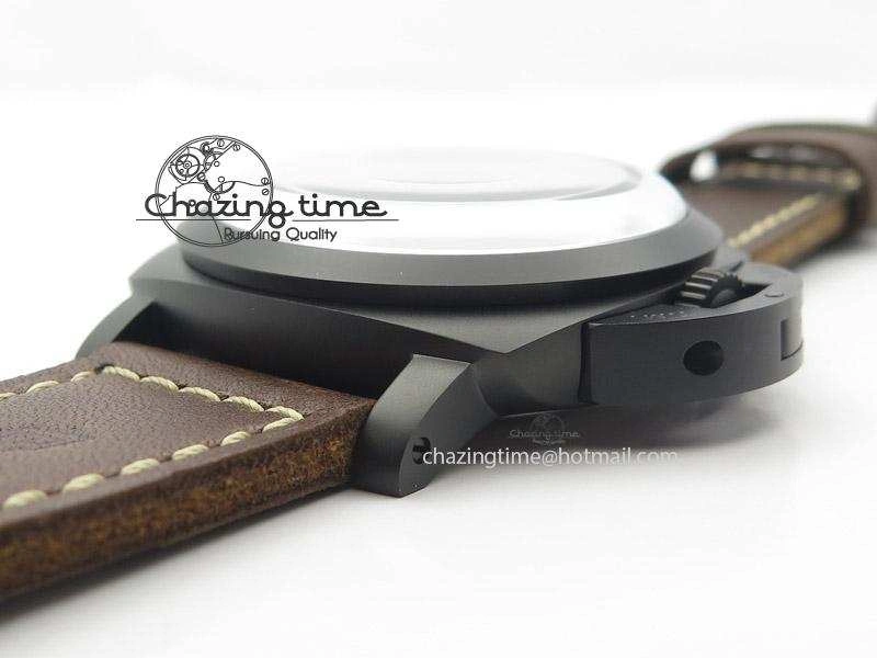 Sporty PAM617 R Luminor 1950 3 Days DLC ZF  Best Edition On Brown Leather Strap P3000 Superclone 8516