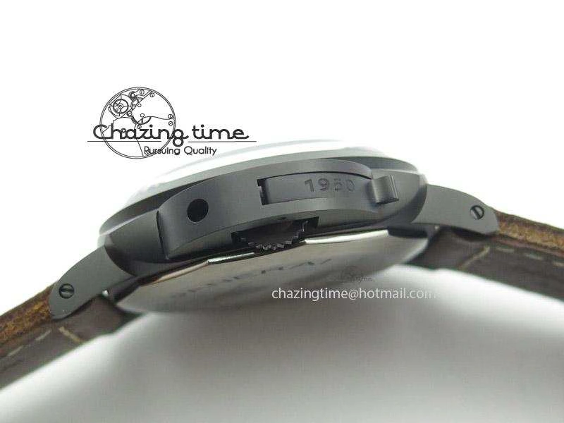 Sporty PAM617 R Luminor 1950 3 Days DLC ZF  Best Edition On Brown Leather Strap P3000 Superclone 8516