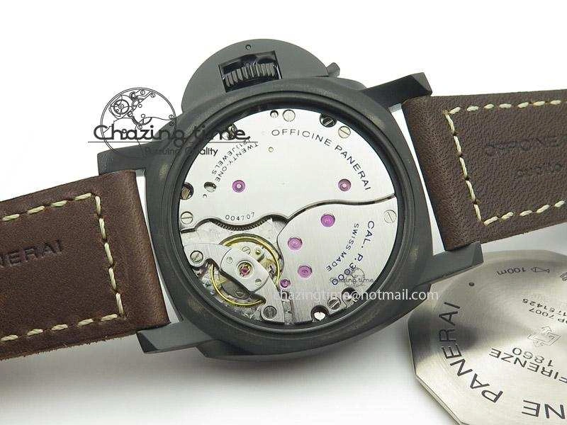 Sporty PAM617 R Luminor 1950 3 Days DLC ZF  Best Edition On Brown Leather Strap P3000 Superclone 8516