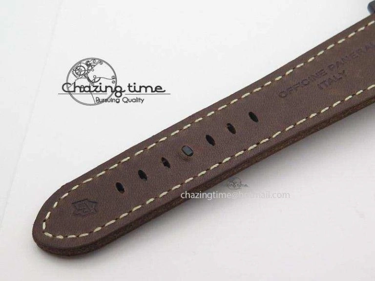 Sporty PAM617 R Luminor 1950 3 Days DLC ZF  Best Edition On Brown Leather Strap P3000 Superclone 8516