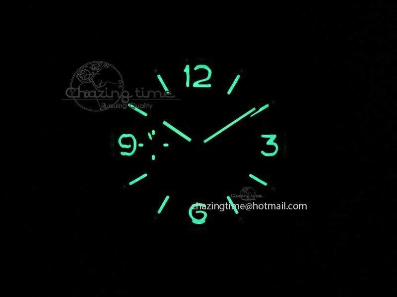 Unique PAM617 R Luminor 1950 DLC V6F California Dial Sapphire Crystal On Brown Leather Strap P 8526