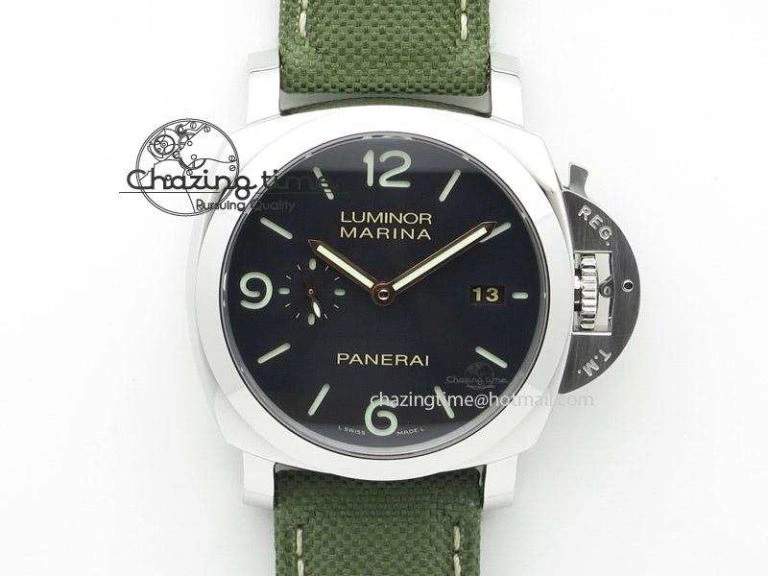 SunProtective PAM618 Q “Hong Kong” V6F Best Edition On Green Nylon Strap P 8548