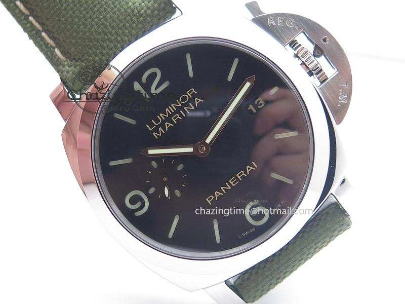 SunProtective PAM618 Q “Hong Kong” V6F Best Edition On Green Nylon Strap P 8548