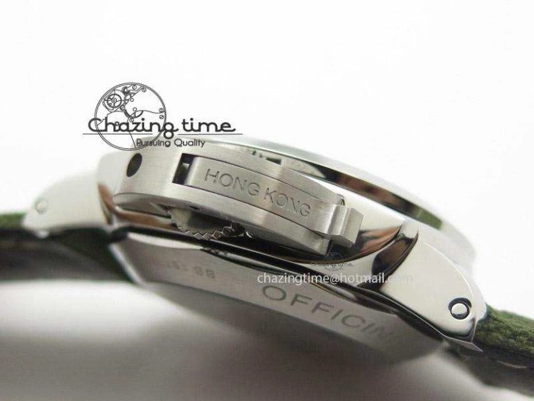 SunProtective PAM618 Q “Hong Kong” V6F Best Edition On Green Nylon Strap P 8548