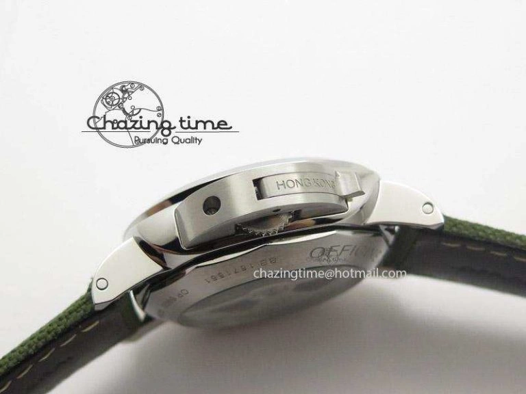 SunProtective PAM618 Q “Hong Kong” V6F Best Edition On Green Nylon Strap P 8548