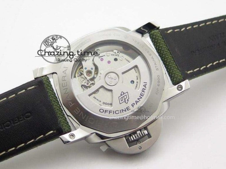 SunProtective PAM618 Q “Hong Kong” V6F Best Edition On Green Nylon Strap P 8548