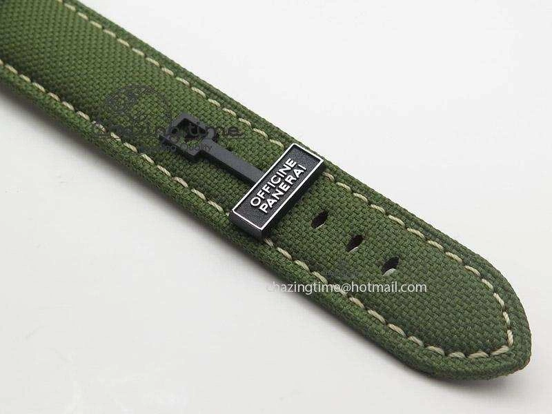 SunProtective PAM618 Q “Hong Kong” V6F Best Edition On Green Nylon Strap P 8548