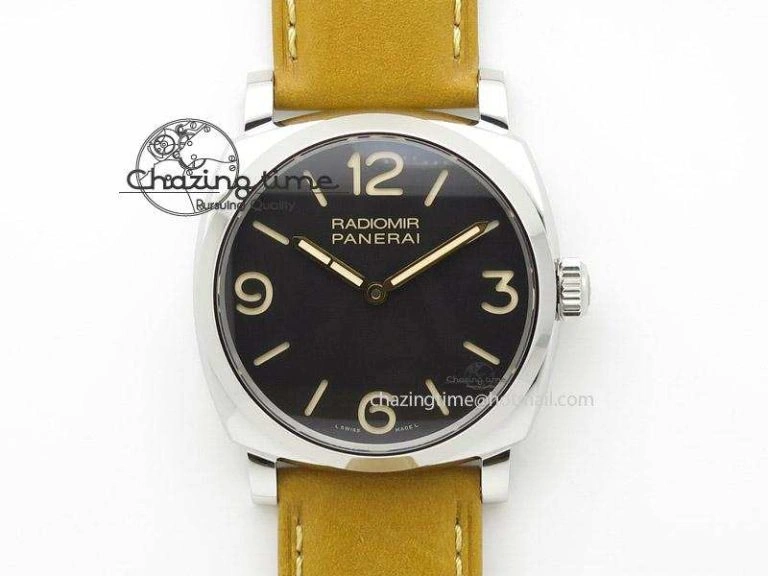 PAM622 Q “Tribute to Paneristi Russia” V6F Best Edition On Brown Leather Strap A6497 V Lightweight 8562