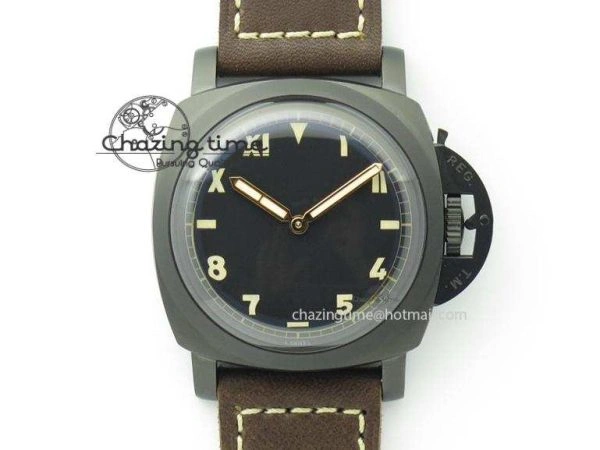 PAM629 R Luminor 1950 DLC ZF Best Edition On Brown Leather Strap P.3000 Superclone Original 8511