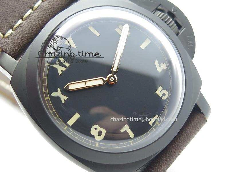 PAM629 R Luminor 1950 DLC ZF Best Edition On Brown Leather Strap P.3000 Superclone Original 8511