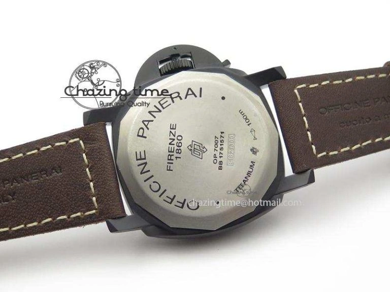 PAM629 R Luminor 1950 DLC ZF Best Edition On Brown Leather Strap P.3000 Superclone Original 8511