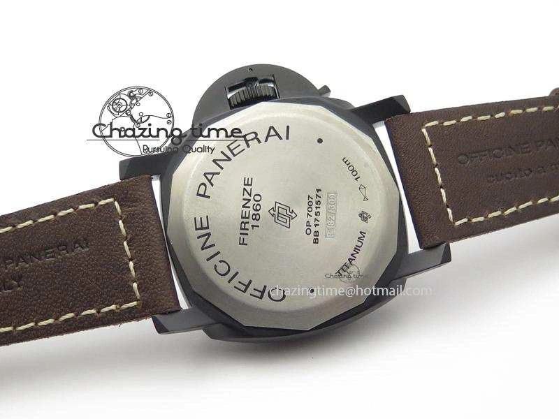 PAM629 R Luminor 1950 DLC ZF Best Edition On Brown Leather Strap P.3000 Superclone Original 8511