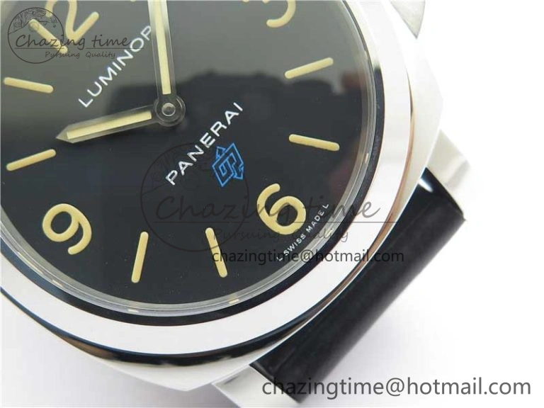 Functional PAM634 R Paneristi Anniversary HWF Best Edition On Black Leather Strap A 8373