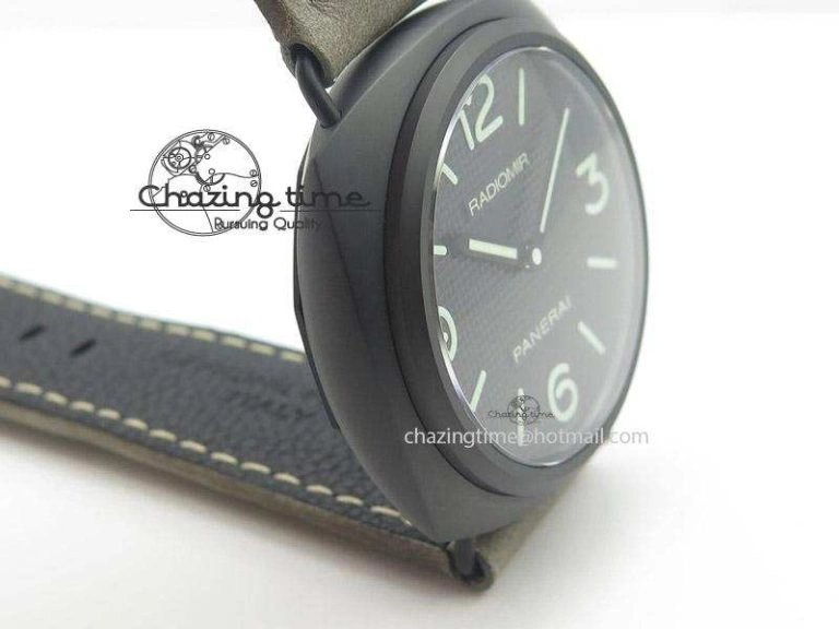 Thermal PAM643 Ceramic V6F Best Edition Paris Hobnailson Dial On Gray Asso Strap P 8530