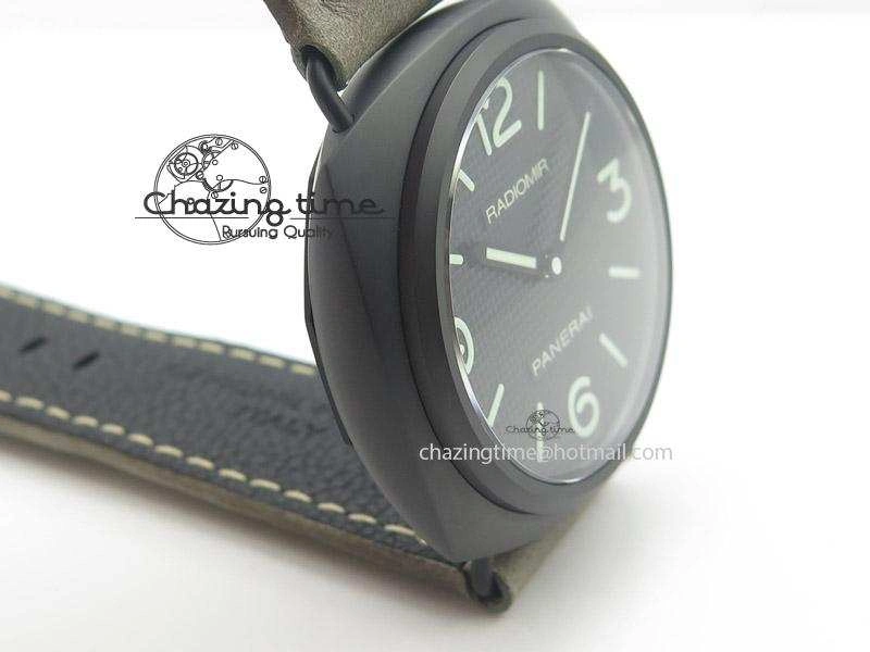 Thermal PAM643 Ceramic V6F Best Edition Paris Hobnailson Dial On Gray Asso Strap P 8530