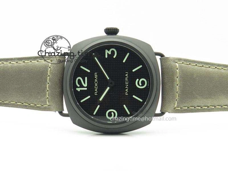 Thermal PAM643 Ceramic V6F Best Edition Paris Hobnailson Dial On Gray Asso Strap P 8530