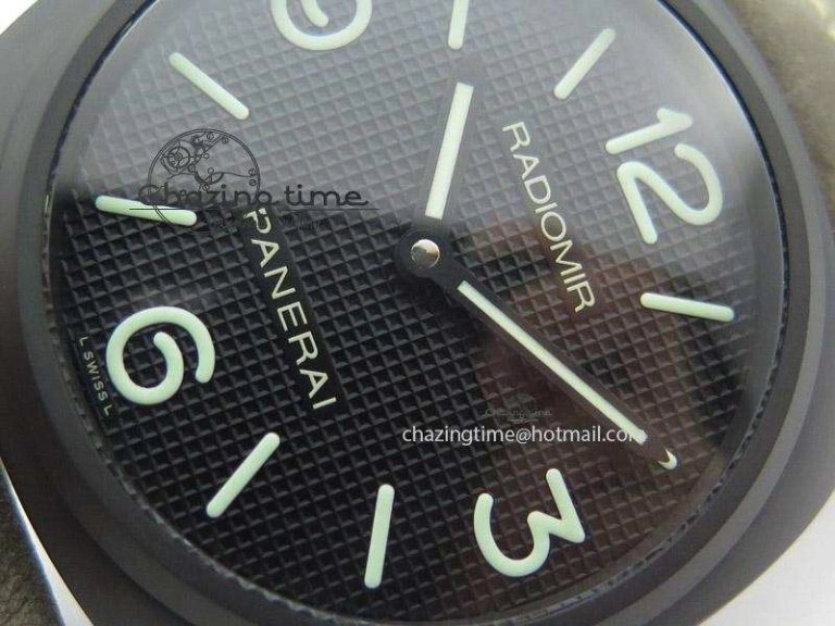 Thermal PAM643 Ceramic V6F Best Edition Paris Hobnailson Dial On Gray Asso Strap P 8530