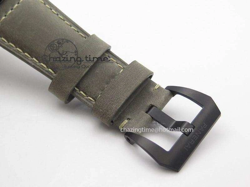 Thermal PAM643 Ceramic V6F Best Edition Paris Hobnailson Dial On Gray Asso Strap P 8530