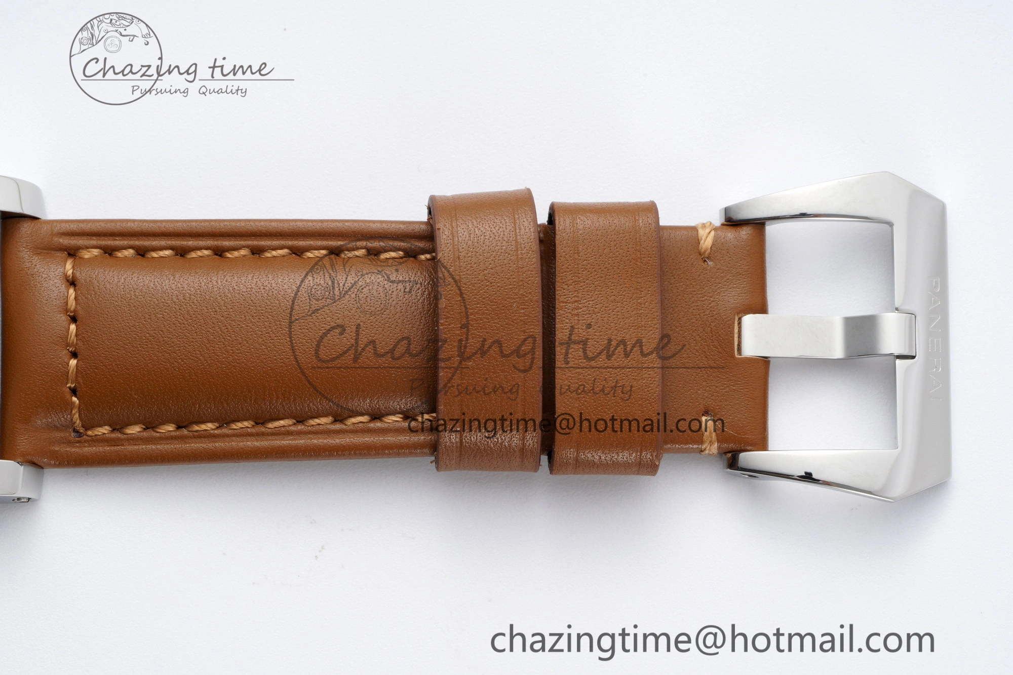 PAM660 W HWF 1:1 Best Edition White Dial on Brown Leather Strap A TechFriendly 8356
