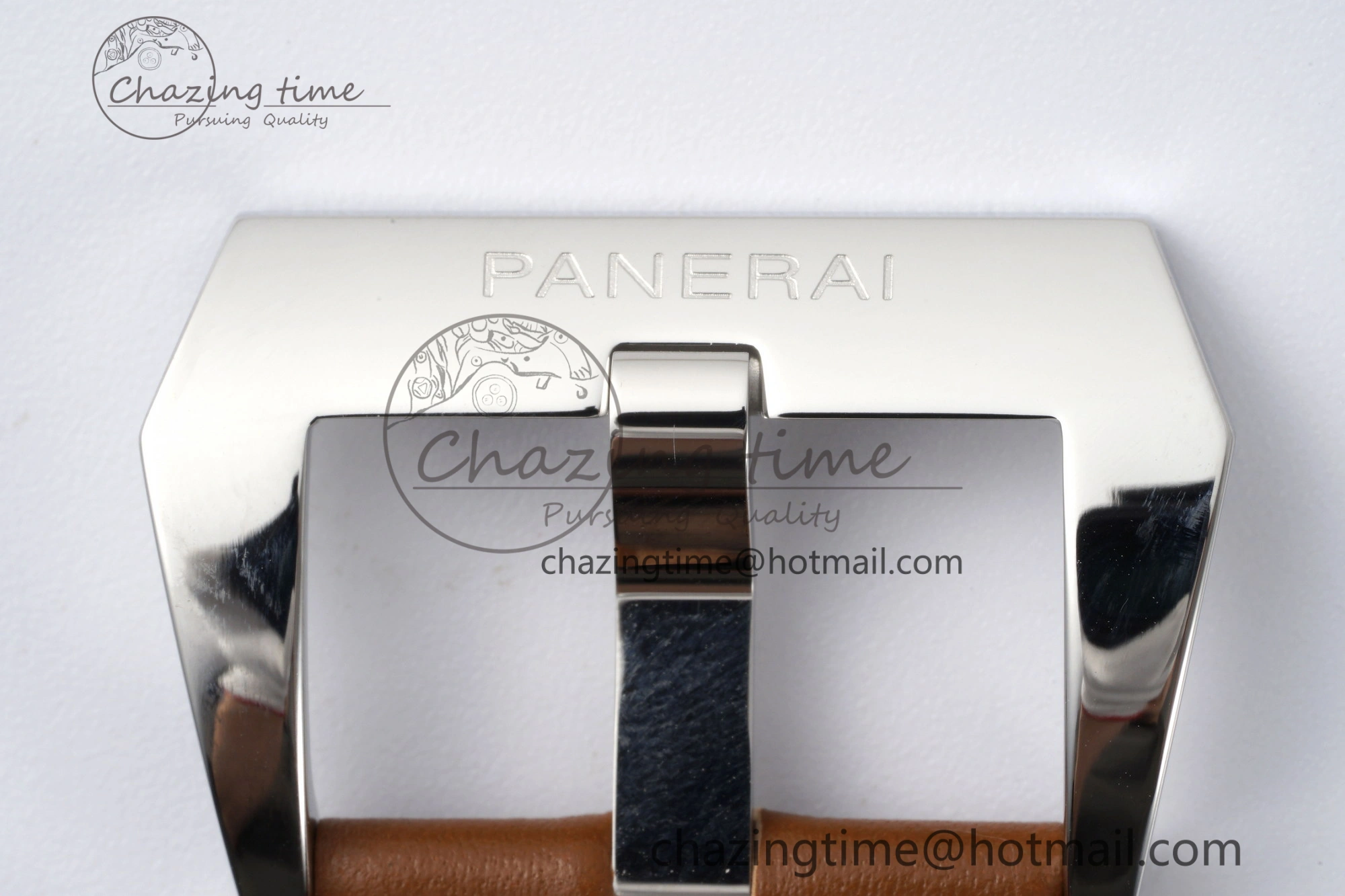 PAM660 W HWF 1:1 Best Edition White Dial on Brown Leather Strap A TechFriendly 8356
