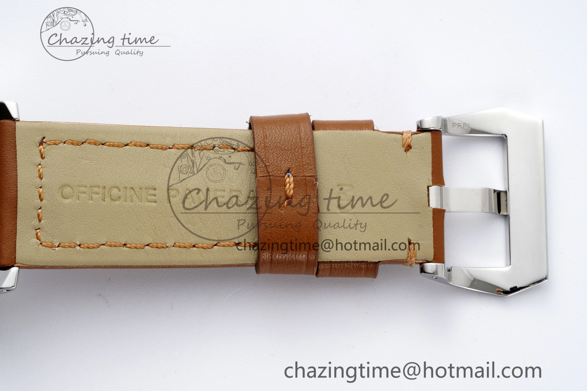 PAM660 W HWF 1:1 Best Edition White Dial on Brown Leather Strap A TechFriendly 8356