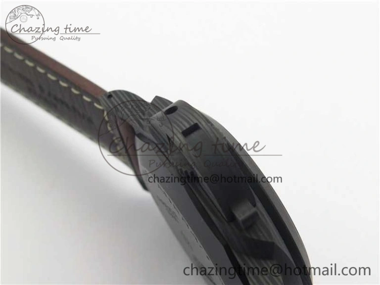 Timeless PAM661 Carbotech VSF 1:1 Best Edition on Brown Leather Strap P.9010 Clone 8413
