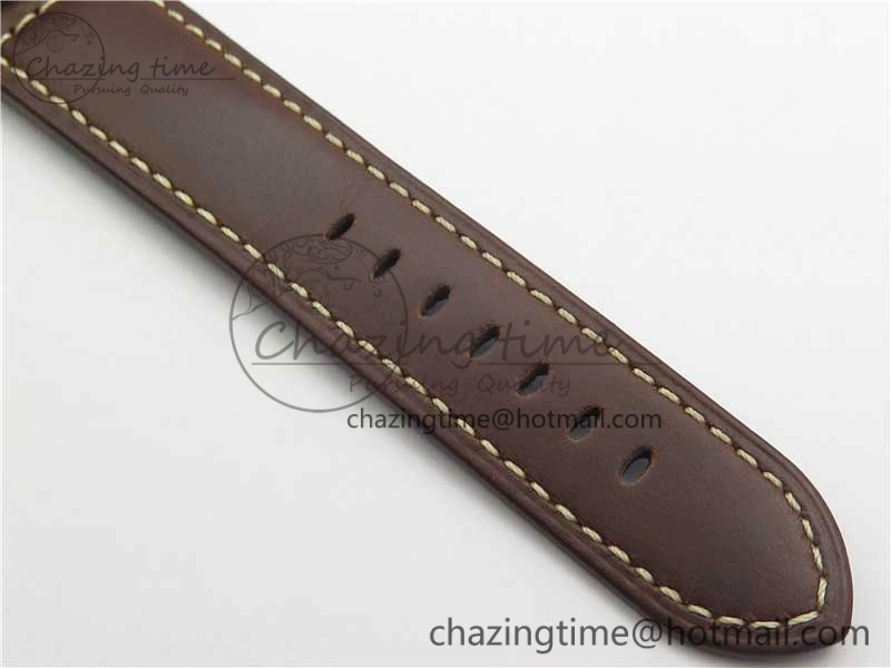 Timeless PAM661 Carbotech VSF 1:1 Best Edition on Brown Leather Strap P.9010 Clone 8413