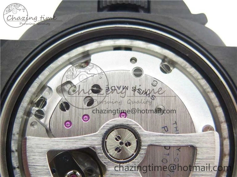 Timeless PAM661 Carbotech VSF 1:1 Best Edition on Brown Leather Strap P.9010 Clone 8413