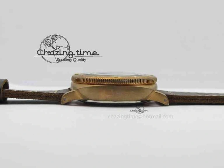 PAM671 T Bronzo XF Best Edition Blue Dial On Dark Brown Leather Strap P.9010 V FashionForward 8458
