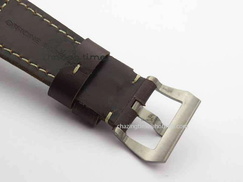 PAM671 T Bronzo XF Best Edition Blue Dial On Dark Brown Leather Strap P.9010 V FashionForward 8458