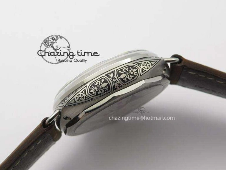 PAM672 R Radiomir Firenze 3 Days ZF Best Edition On Brown Asso Leather Strap P.3000 Super Clone Efficient 8504