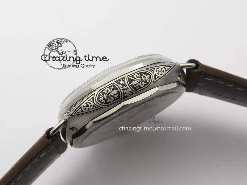 PAM672 R Radiomir Firenze 3 Days ZF Best Edition On Brown Asso Leather Strap P.3000 Super Clone Efficient 8504