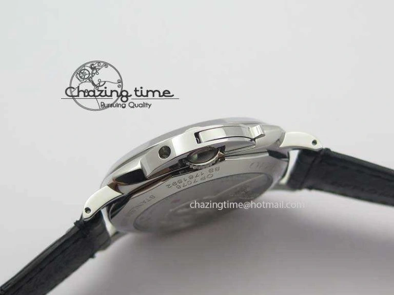 Comfortable PAM676 Luminor Due 3 Days Acciaio V6F Best Edition On Black Leather Strap P. 8492
