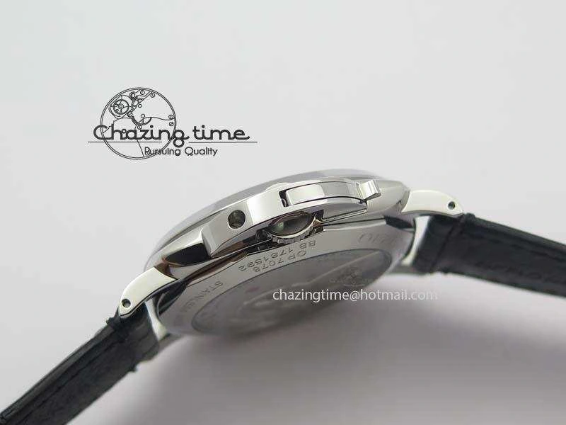 Comfortable PAM676 Luminor Due 3 Days Acciaio V6F Best Edition On Black Leather Strap P. 8492