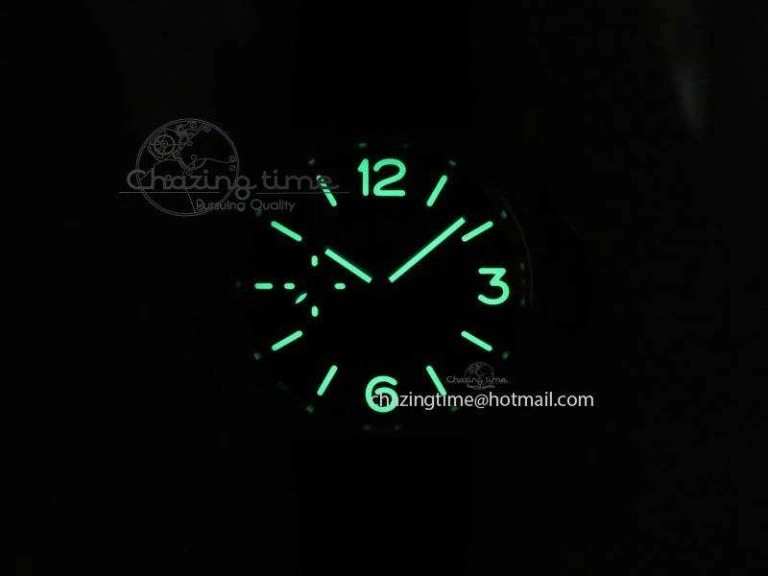 Comfortable PAM676 Luminor Due 3 Days Acciaio V6F Best Edition On Black Leather Strap P. 8492