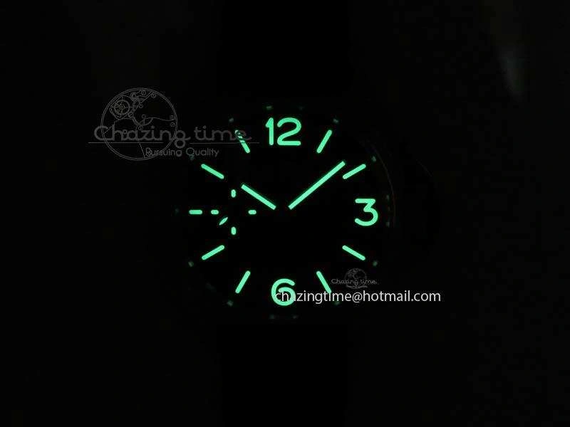 Comfortable PAM676 Luminor Due 3 Days Acciaio V6F Best Edition On Black Leather Strap P. 8492
