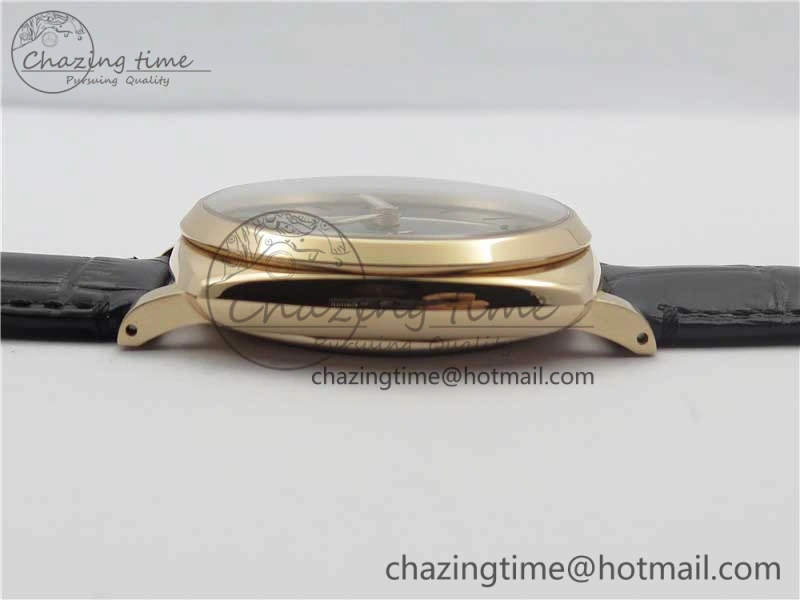 PAM677 Luminor Due 3 Days Acciaio RG XF Best Edition on Black Leather Strap P. FashionForward 8416