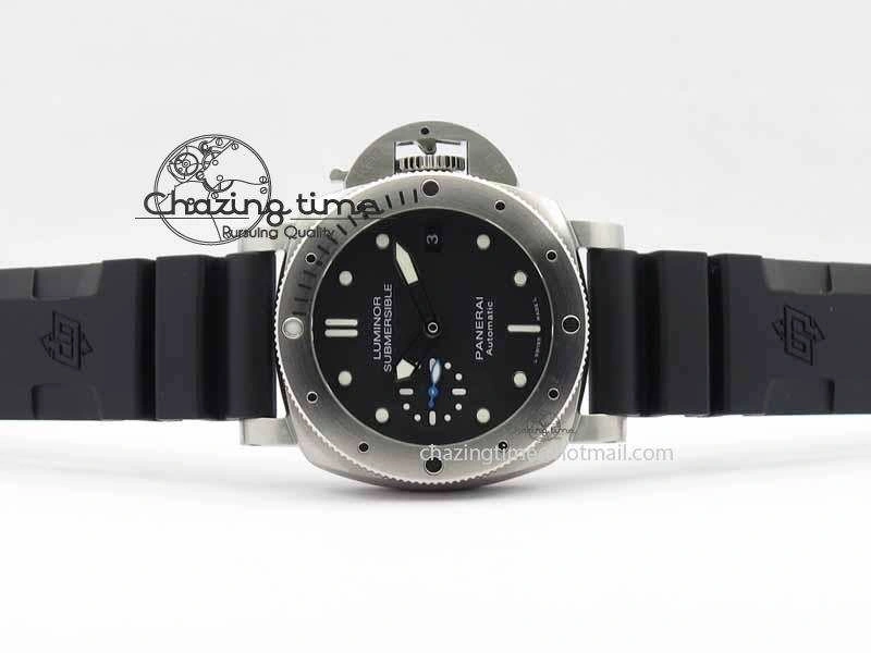 PAM682 Luminor Submersible XF 1:1 Best Edition On Black Rubber Strap P.9010 V Compact 8460