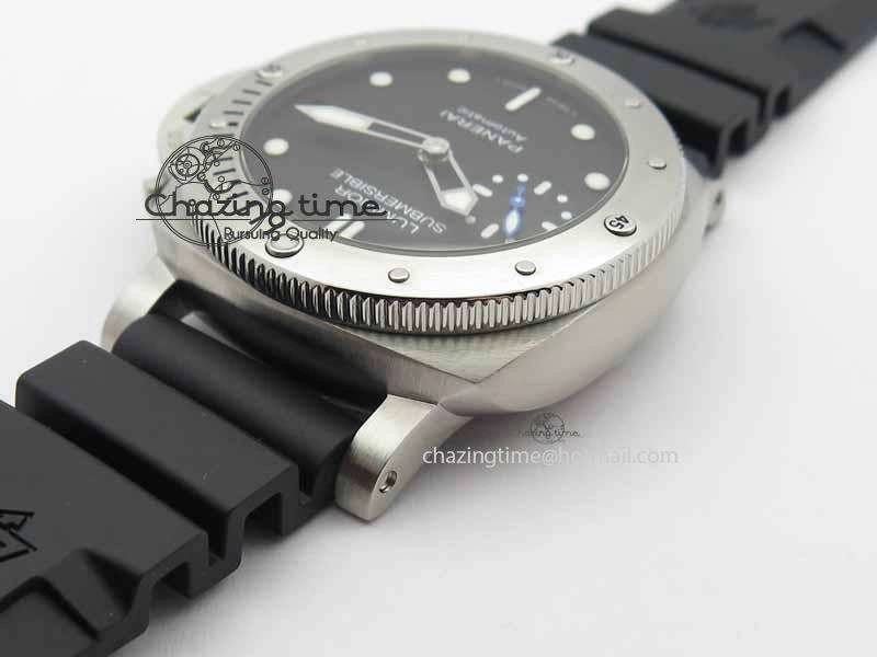 PAM682 Luminor Submersible XF 1:1 Best Edition On Black Rubber Strap P.9010 V Compact 8460