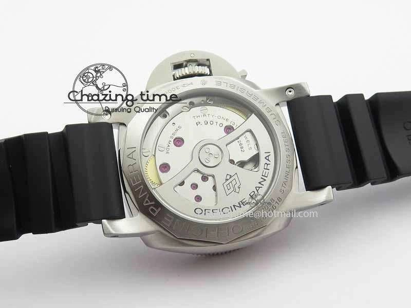 PAM682 Luminor Submersible XF 1:1 Best Edition On Black Rubber Strap P.9010 V Compact 8460