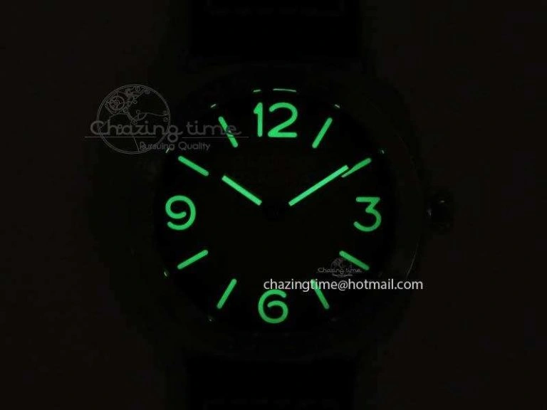 PAM685 Acciaio Brevettato SF Best Edition Black Dial On Brown Leather Strap P.3000 Super Clone Fashionable 8473