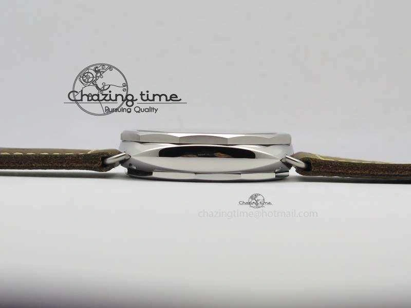 PAM685 Acciaio Brevettato SF Best Edition Black Dial On Brown Leather Strap P.3000 Super Clone Fashionable 8473