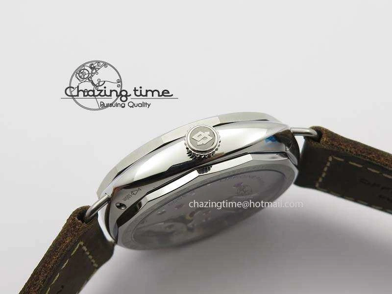 PAM685 Acciaio Brevettato SF Best Edition Black Dial On Brown Leather Strap P.3000 Super Clone Fashionable 8473