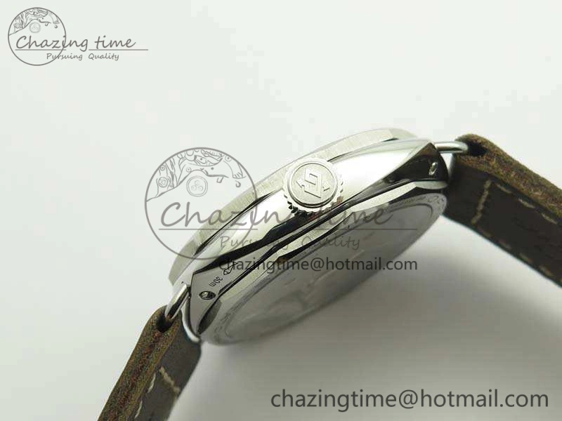 PAM685 SS ZF 1:1 Best Edition Black Dial On Leather Strap P.3000 Super Clone Lightweight 8431