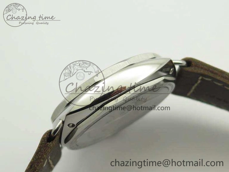PAM685 SS ZF 1:1 Best Edition Black Dial On Leather Strap P.3000 Super Clone Lightweight 8431