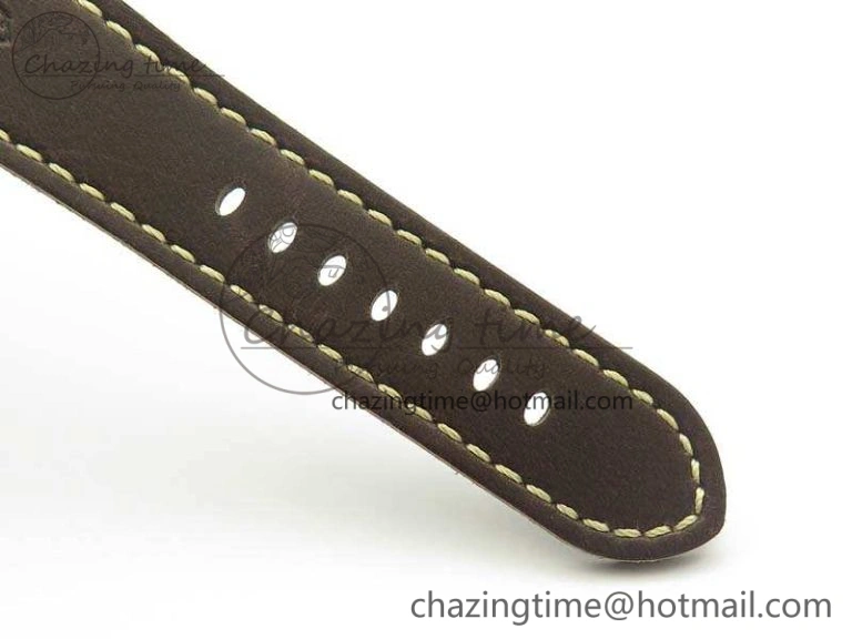 PAM685 SS ZF 1:1 Best Edition Black Dial On Leather Strap P.3000 Super Clone Lightweight 8431