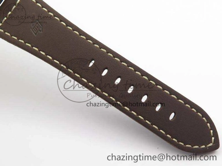 TimelessDesign PAM687 Acciaio Brevettato ZF 1:1 Best Edition Brown Dial On Brown Leather Strap P.3000 Super Clone 8434