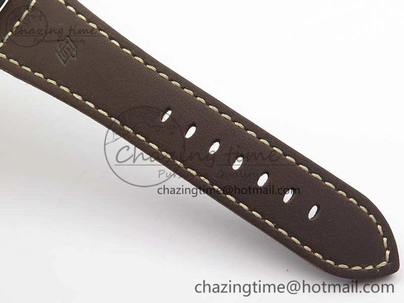 TimelessDesign PAM687 Acciaio Brevettato ZF 1:1 Best Edition Brown Dial On Brown Leather Strap P.3000 Super Clone 8434