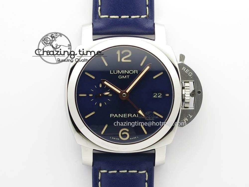 Premium PAM688 S VSF 1:1 Best Edition Blue Dial On Blue Leather Strap P.9001 Super Clone V 8446