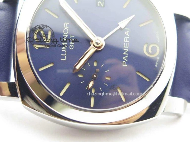 Premium PAM688 S VSF 1:1 Best Edition Blue Dial On Blue Leather Strap P.9001 Super Clone V 8446